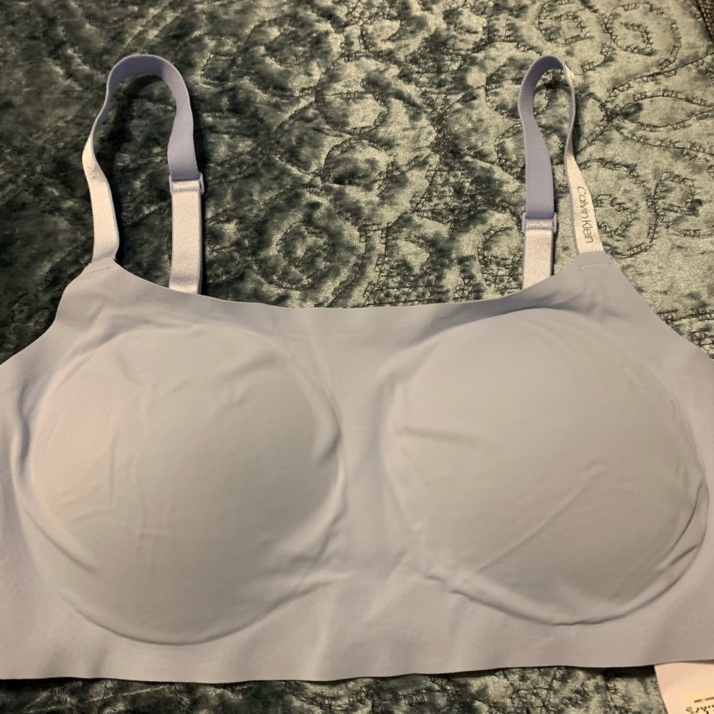 Calvin Klein lightly lined bralette.